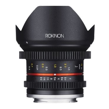 Rokinon Cine CV12M-FX 12mm T2.2 Cine Lens for Fujifilm X-Mount Cameras