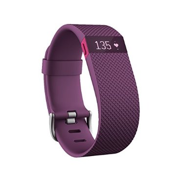 Fitbit Charge HR Wireless Activity Wristband (Plum, Small)