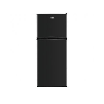 Frigidaire FFET1222QB 24 Apartment Size Top-Freezer Refrigerator with 12 Cu. Ft. Capacity (Black)