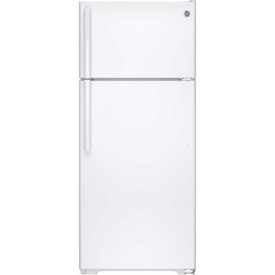 GE GIE18GTHWW 17.5 Cu. Ft. Top Freezer Refrigerator (White)