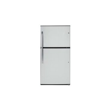 GE GTE21GSHSS 21.2 Cu. Ft. Top Freezer Refrigerator (Stainless Steel)