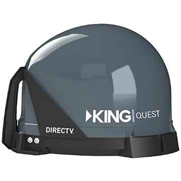 King VQ4100 Quest Portable/Roof Mountable Satellite TV Antenna (For Use with Direct TV)