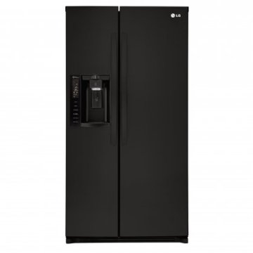 LG LSXS26326B 36" 26.2 Cu. Ft. Side-By-Side Refrigerator with Flush-Mount Ice/Water Dispenser (Black)