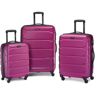 Samsonite Omni Hardside Luggage Nested Spinner Set 20, 24, 28 (Radiant Pink)