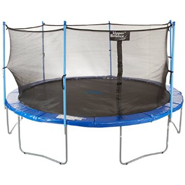 Upper Bounce 14' Complete Trampoline and Enclosure Set Equipped with Easy Assemble Feature