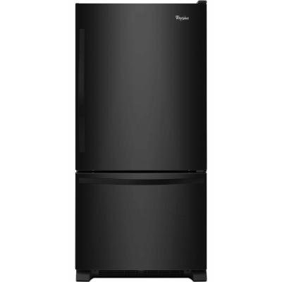 Whirlpool WRB322DMBB 33 Bottom-Freezer Refrigerator (Black)
