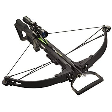 Carbon Express X-Force 350 Crossbow Kit (Rope Cocker, 3 Arrow Quiver, 3 Crossbolts, Rail Lubricant, 3 Practice Points, 4x32 Scope, #20271)