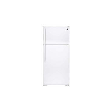 GE GTS16DTHWW 15.5 Cu. Ft. Top Freezer Refrigerator (Right Hinge, White)