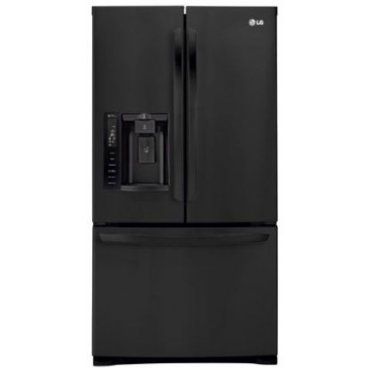 LG LFX28968SB Ultra-Large Capacity 3 Door French Door Refrigerator with Smart Cooling (Smooth Black)