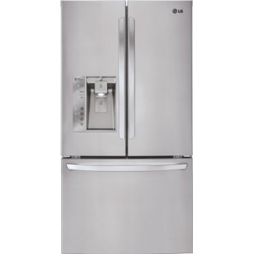 LG LFXS32726S 36" 32 cu.ft. Mega Capacity 3-Door French Door Refrigerator (Stainless Steel)