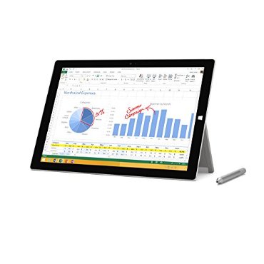 Microsoft Surface Pro 3 Tablet (12, 128 GB, Intel Core i5, Windows 10)