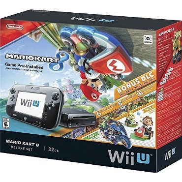 Nintendo Wii U 32GB Console Deluxe Set with Mario Kart 8