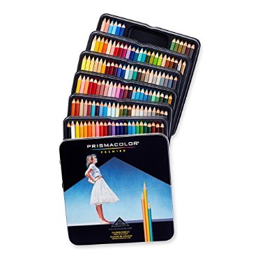 Prismacolor Premier Soft Core Colored Pencils (Tin of 132, # 4484)