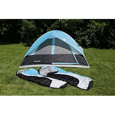 Tahoe Gear Granite Camping Kit 5 Person 3-Season Family Tent & Sleeping Bag Set