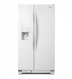 Whirlpool WRS335FDDW 36" Side-By-Side 24.5 cu. ft. Refrigerator (White)