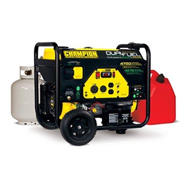 Champion Power Equipment 76533 Dual Fuel 3800/4750-Watt Portable Generator w/Electric Start (CARB Compliant)
