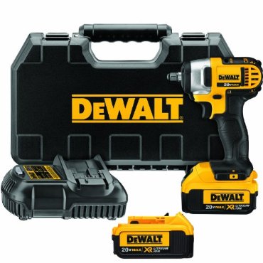 DeWalt DCF883M2 20-volt MAX Lithium Ion 3/8 Impact Wrench Kit with Hog Ring