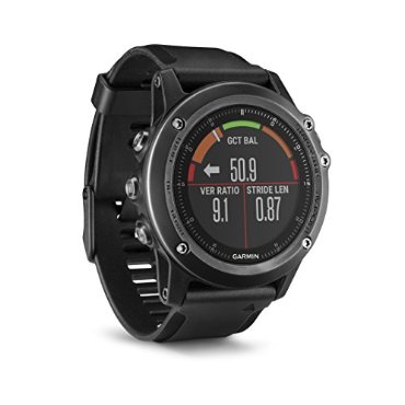 Garmin Fenix 3 HR (Watch Only, Gray with Black Rubber Band)