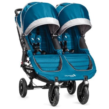 Baby Jogger City Mini GT Double Stroller (Teal/Gray)