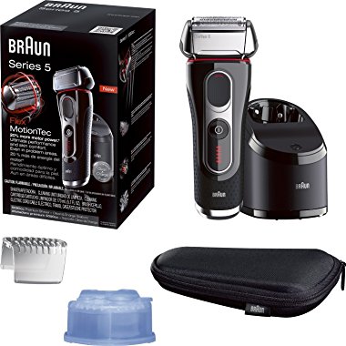 Braun 5090cc Series 5 Flex MotionTec Electric Foil Shaver with Clean&Charge Station
