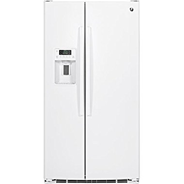 GE GSE25GGHWW 36" Side-by-Side Refrigerator with 25.4 cu. ft. Capacity (White)