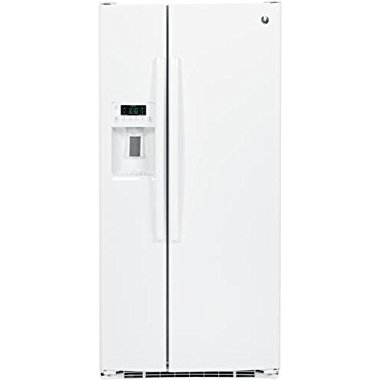 GE GSS23HGHWW 22.5 Cu. Ft. Side-By-Side Refrigerator (White)