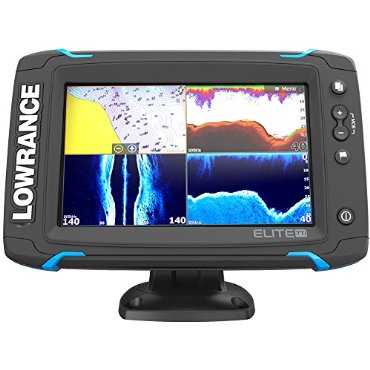 Lowrance Elite-7 Ti Touch Combo with TotalScan Transom Mount Transducer and Navionics+ Chart (000-12721-001)