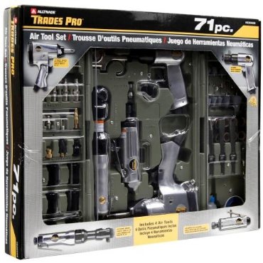 Trades Pro 836668 71-Piece Air Tool and Accessory Set