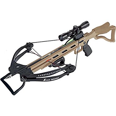 Carbon Express X-Force Advantex RTH Crossbow with 4x32 Scope Package (Desert Tan, 20280)