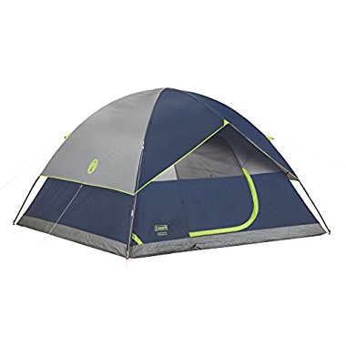 Coleman Sundome 6-Person Dome Tent, Navy/Grey