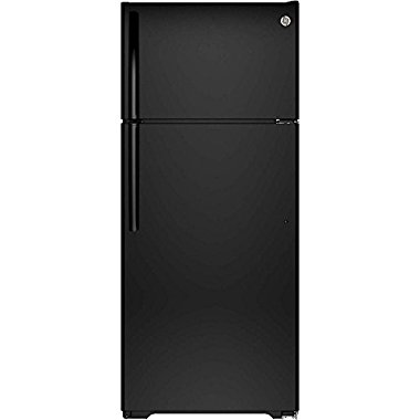 GE GTS18GTHBB 17.5 cu. ft. Top Freezer Refrigerator (Black)