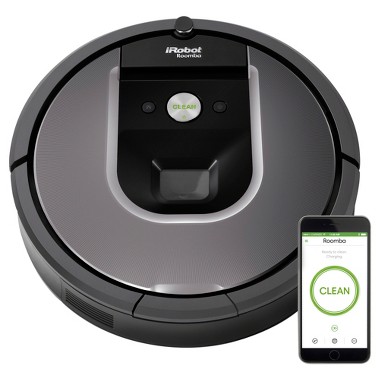 iRobot Roomba 960 Vacuum Cleaning Robot, Dark Grey
