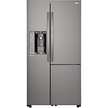 LG LSXS26366D 26 cu. ft. Side-By-Side Refrigerator (Black Stainless Steel)