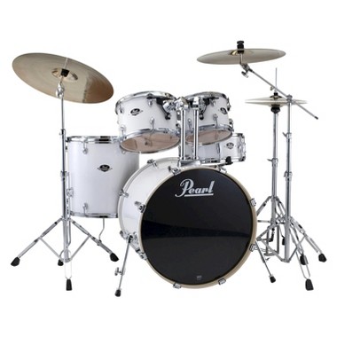 Pearl Export 5-Piece Drum Kit - White (DRSEXX725SC33)