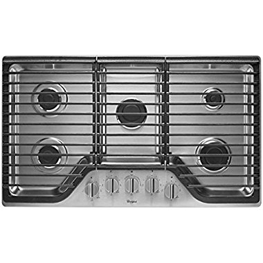 Whirlpool WCG51US6DS 36 Gas Cooktop with Multiple SpeedHeat Burners