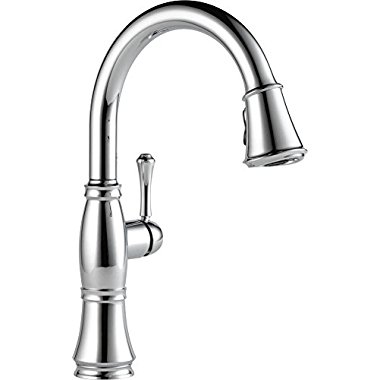 Delta Faucets Cassidy Single Handle Kitchen Faucet, Venetian Bronze