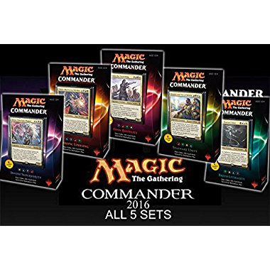 Magic The Gathering Commander 2016 Set (All 5 Decks)