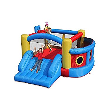 Magic Time Fort Sport Inflatable Bouncer and Slide 4-in-1 Fun House | 90361