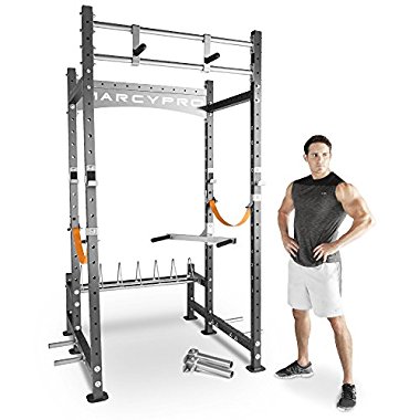Marcy Pro Heavy-Duty Power Rack Home Gym Cross Fit Training Area