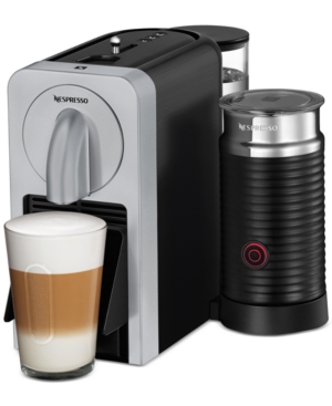 Nespresso Prodigio With Milk Espresso Maker, Silver (D75-US-SI-NE)