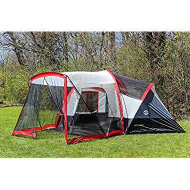 Tahoe Gear Zion 9-Person 3-Season Camping Tent And Screen Porch | TGT-ZION-9-B