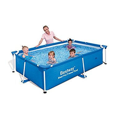Bestway Rectangular 94 x 59 x 23 Inches Splash Frame Kids Swimming Pool | 56547