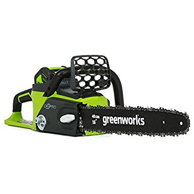 GreenWorks 20322 G-MAX 40V 16 Cordless Chainsaw, Battery and Charger Not Included