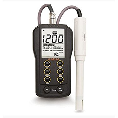 Hanna Instruments Grochek pH/EC/TDS/C Portable Meter w/ Cal Check / HI9813-6N