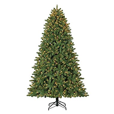 Home Heritage 7.5' Wilmington Pine Pre-Lit Christmas Tree with Clear Lights and Stand