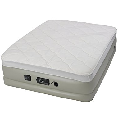 InstaBed Raised Queen Pillow Top Air Bed Mattress with Never Flat Air Pump / 840018