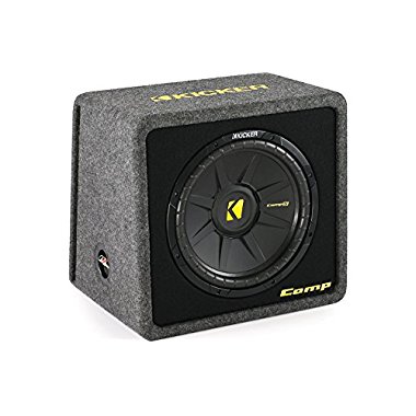 Kicker 40VCWS124 12 600W 4 Ohm Vented Loaded Subwoofer Enclosure