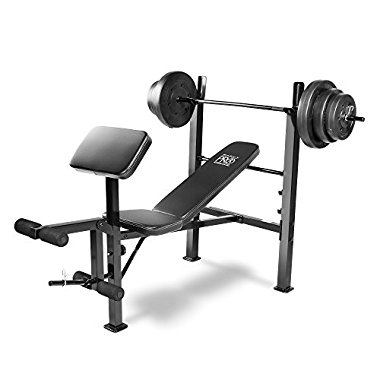 Marcy PM-20115 Bench with Weight Set, 100 lb.