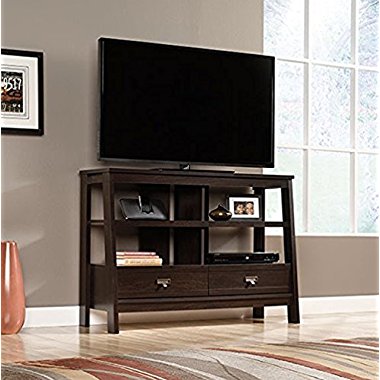 NEW Sauder Furniture 416955 Trestle Collection Anywhere Console TV Media Stand