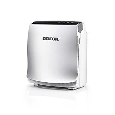 Oreck Airvantage Plus HEPA Small Air Purifier + Remote, Stainless | WK10053QPC